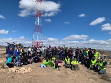 Participantes en la plantación